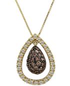 Le Vian Chocolatier Diamond Pendant Necklace (3/4 Ct. T.w.) In 14k Gold