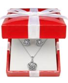 Giani Bernini Cubic Zirconia Love Knot Jewelry Set In 18k Gold Over Sterling Silver Or Sterling Silver, Only At Macy's