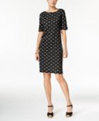 Karen Scott Polka-dot T-shirt Dress, Only At Macy's