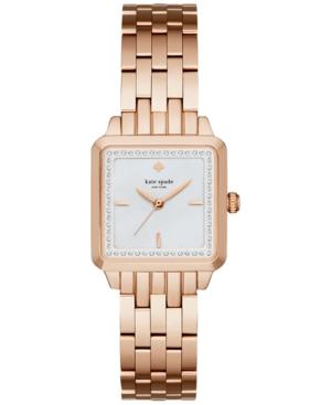 Kate Spade New York Women's Washington Square Rose Gold-tone Stainless Steel Bracelet Watch 25mm Ksw1132