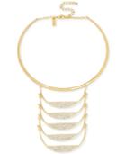 M. Haskell For Inc Gold-tone Pave Ladder Statement Necklace, Only At Macy's