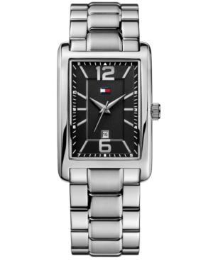 Tommy Hilfiger Men's Silver-tone Bracelet Watch 30mm 1710348