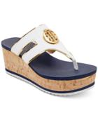 Tommy Hilfiger Galley Thong Platform Wedge Sandals Women's Shoes