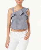 Bcx Juniors' One-shoulder Flounce Top