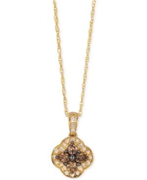 Le Vian Chocolatier Diamond Pendant Necklace (1/3 Ct. T.w.) In 14k Gold