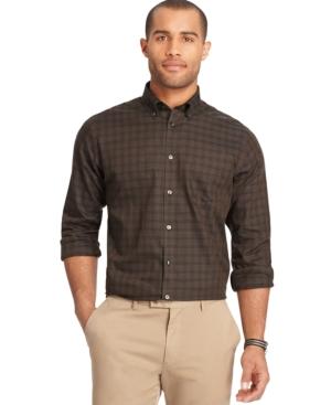 Van Heusen Big And Tall No-iron Windowpane Dress Shirt