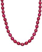 Honora Style Cherry Cultured Freshwater Pearl Necklace In Sterling Silver (7-8mm)