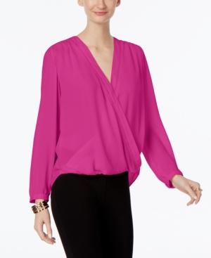 Inc International Concepts Petite Surplice Top, Only At Macy's