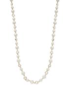 Charter Club Gold-tone Crystal & Imitation Pearl Strand Necklace, 42 + 2 Extender, Created For Macy's