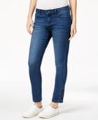 Earl Jeans, A Macy's Exclusive Style Lace Up Hem Skinny Jeans, A Macy's Exclusive Style