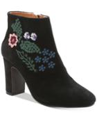 Nanette By Nanette Lepore Beverly Embroidered Booties Women's Shoes