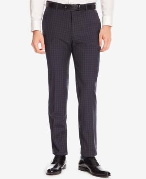 Boss Men's Slim-fit Check Dress Pants