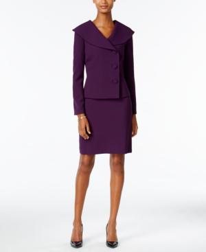 Tahari Asl Petite Asymmetrical Skirt Suit