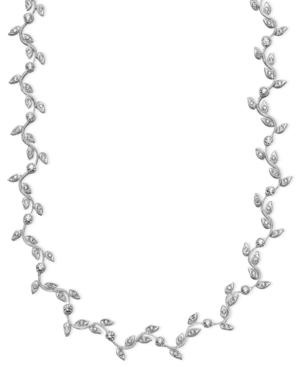 Eliot Danori Necklace, Rhodium-plated Mixed Metal Vine
