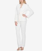 Tahari Asl Single-button Star-collar Pantsuit