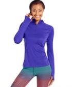Ideology Essential Half-zip Performance Pullover, Only At Macy's