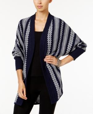 Lucky Brand Patterned Lounge Sweater Wrap