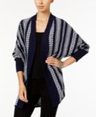Lucky Brand Patterned Lounge Sweater Wrap