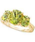Peridot Three-stone Ring (2-1/2 Ct. T.w.) In 10k Gold
