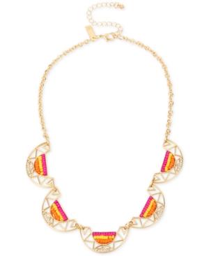 M. Haskell For Inc International Concepts Gold-tone Pave & Bead Statement Necklace, Only At Macy's