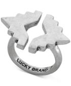 Lucky Brand Silver-tone Geometric Ring