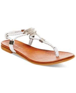 Madden Girl Flexii T-strap Flat Sandals Women's Shoes