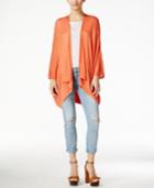 Cejon Solid Knit Shirttail Shrug