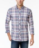 Weatherproof Vintage Men's Plaid Cotton Shirt