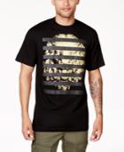 Sean John Men's Lion Stripes Graphic-print T-shirt