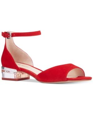Nine West Volor Two-piece Block-heel Sandals Women's Shoes