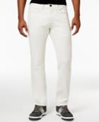 Sean John Men's Straight-fit Cream Wash Jeans