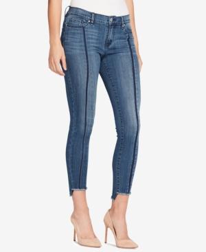 William Rast Frayed Step-hem Skinny Jeans