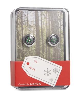 Novel Idea Men's Compass Cuff Links, Created For Macy's