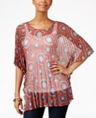 Collection Xiix Medallion Pleated Tunic