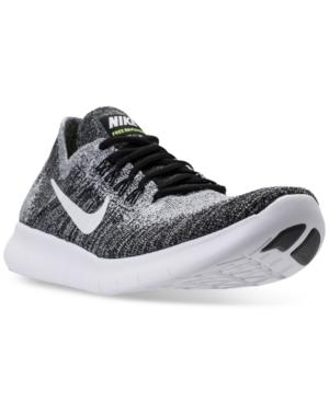 Nike Men's Free Run Flyknit 2017 Running Sneakers From Finish Line