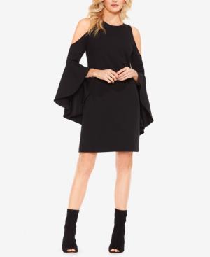 Vince Camuto Cold-shoulder Bell-sleeve Dress