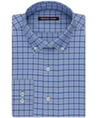 Michael Kors Cornflower Plaid Dress Shirt