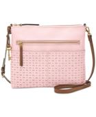 Fossil Fiona Burnished Lilac Small Crossbody