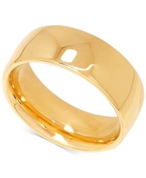 Polish Rounded Band In 10k Gold