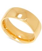 Polish Rounded Band In 10k Gold