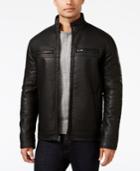Inc International Concepts Men's Lionel Faux Leather Moto Jacket, Only At Macy's