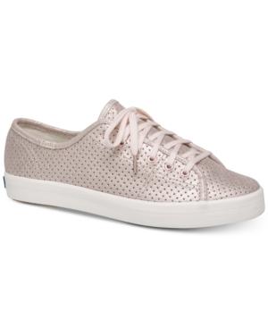 Keds For Kate Spade New York Kickstart Perforated Shimmer Sneakers