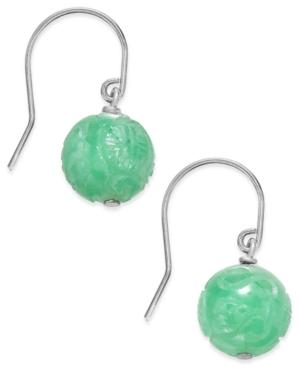 Ss 10mm Jade Drop Ears