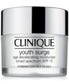 Clinique Youth Surge Age Decelerating Moisturizer Broad Spectrum Spf 15 For Combination Oily Skin, 1.7 Fl. Oz.