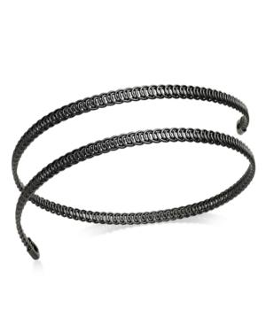 Inc International Concepts Hematite-tone Flex Wire Choker Necklace, Only At Macy's