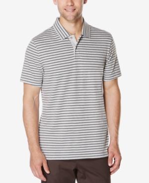 Perry Ellis Men's Striped Performance Polo