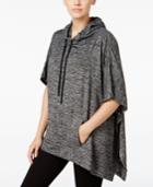 Style & Co. Melange Hoodie Poncho, Only At Macy's