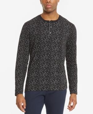 Kenneth Cole Reaction Men's Splatter-print Henley