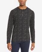 Kenneth Cole Reaction Men's Splatter-print Henley