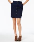 Tommy Hilfiger Jamie Button-front Skirt, Only At Macy's
